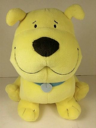 Clifford The Big Red Dog T - Bone Plush 11 " Yellow Stuffed Animal / Blue Collar