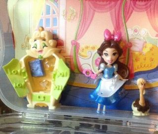 Disney Princess Little Kingdom Snap - Ins Belle In Carrying Case