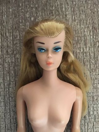 Vintage Ash Blonde “swirl” Ponytail Barbie Doll 0850