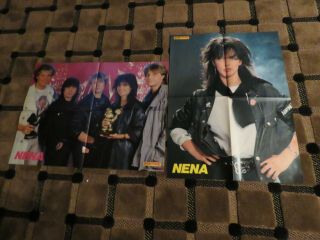 Nena 2 Vintage Posters From German Pop Magazines