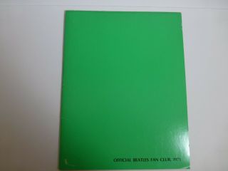 Official Beatles Fan Club 1971 Booklet Final Official Fan Club Publication