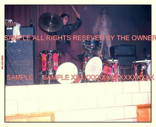The Who Keith Moon Smashing Kit 8 X 10 Photo 1967 Great Photo Townsend In Back
