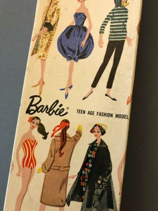 Box for 4 era Vintage Blonde Ponytail Early Barbie doll 2