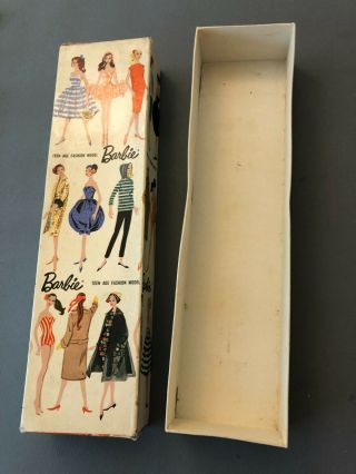 Box for 4 era Vintage Blonde Ponytail Early Barbie doll 3