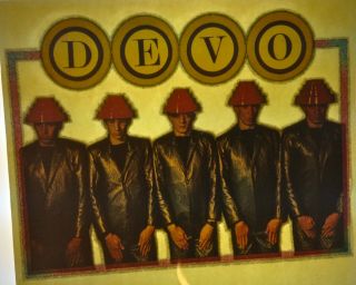 Devo Band Energy Dome Vintage Retro Tshirt Transfer Print,  Nos