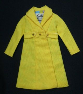 Vintage Barbie - The Yellow Go 1816 Sears Exclusive Yellow Coat