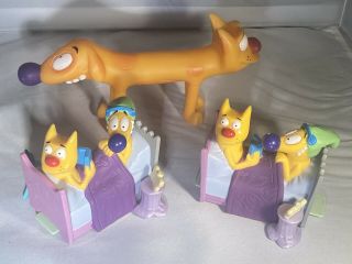 Vintage 90s Cat Dog Catdog Toys Nickelodeon Burger King