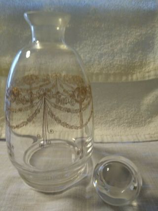 Hand Made Vintage Bohemia Crystalex Crystal Decanter Made In Czech Republic
