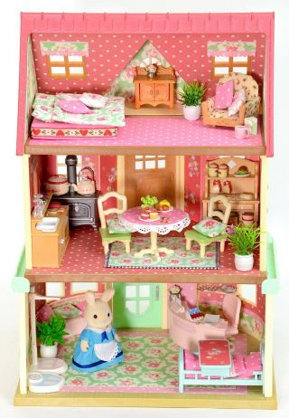 fistuff Sylvanian Families Decorated House,  Country Clinic,  Furniture Bundle 3
