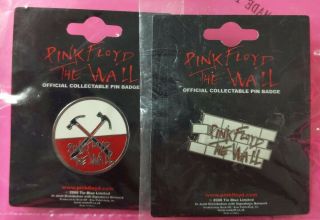 Pink Floyd The Wall 2008 Official Collectable Pin Set In Package