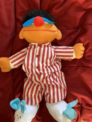 Vintage 1996 Tyco Sesame Street Sleep And Snore Ernie Talking & Singing Doll