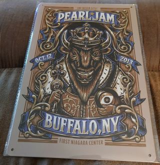 Pearl Jam Rock Band Poster Style Wall Sign Metal
