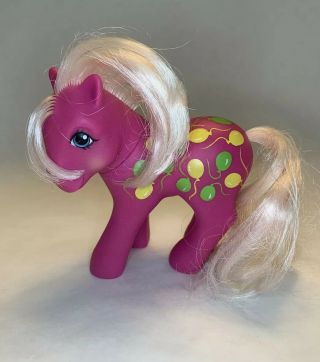 My Little Pony Vintage G1 Twice As Fancy Taf Up Up And Away Pink Hair Balloons