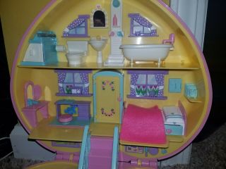 Vintage Bluebird Lucy Locket Polly Pocket Carry N Play Dreamhouse Pink 1992 HUGE 3