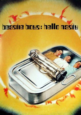Beastie Boys Hello Nasty Large Poster Rare Tin
