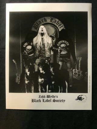 Zakk Wylde’s Black Label Society—c.  2000 Publicity Photo