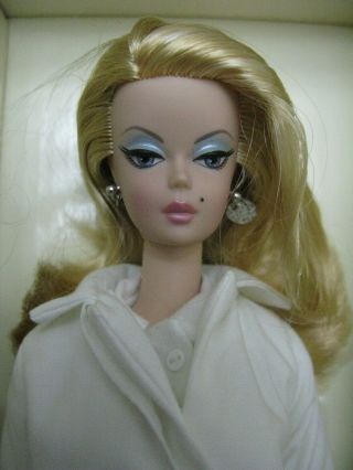 2003 Silkstone Fashion Model Barbie Trench Setter Doll Gold Label Ec