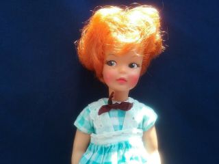 Vintage 9  Ideal Toy Doll Looks Like Tammy Doll G - 9 - W - 1 Red Hair