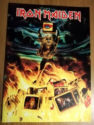 1990 Iron Maiden Intercity Express Tour Programme