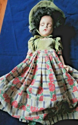 Vintage 18 " Madame Alexander Doll Scarlett O 