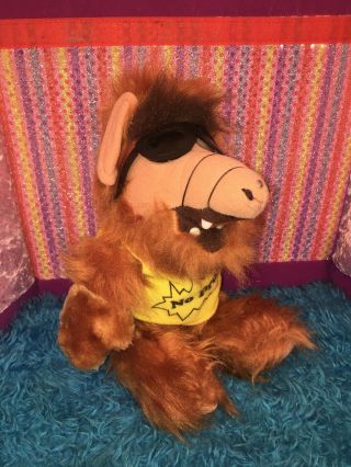 Vguc - Htf - Vintage - 12” Alf The Alien Plush Toy Doll With " No Problem " T - Shirt