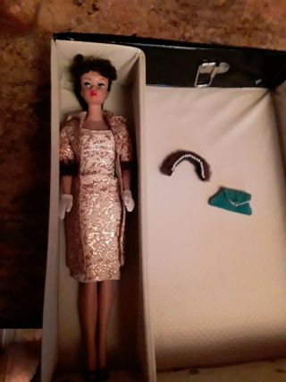 Vintage 1962 Ponytail Barbie With Case & Outfit.  Marked