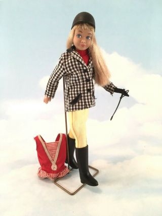 Vintage Mattel Barbie Skipper Doll,  Learning To Ride 1935 Outfit 1040 Sl Blonde