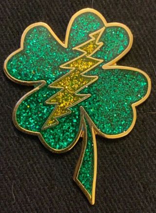 Grateful Dead - Steal Your Shamrock Pin Gold Variant Limited Edition