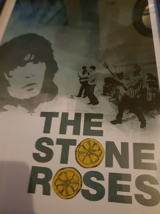 Stone roses art print/poster framed 3