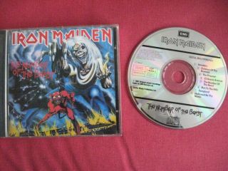 Iron Maiden Cd Number Of The Beast Cdp 7 46364 2