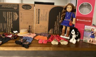 American Girl Saige Set (includes 4 Extra Outfits)