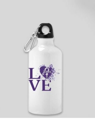 Prince Symbol Love Sign Water Bottle