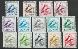 A Full Set Of Stamps From The Lundy Island 1991.