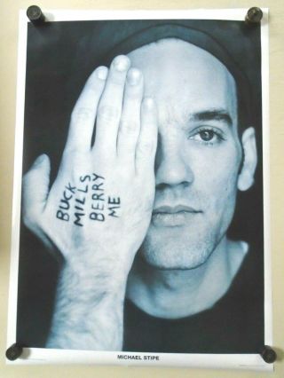 Rem - Michael Stipe / Uk Poster " 1995 " / Exc.  Cond.  - 25 X 34 1/2 "