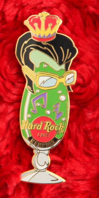 Hard Rock Cafe Pin Memphis Elvis Presley Hurricane Glass Series Hat Lapel Logo