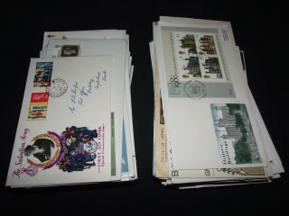 Gb First Day Covers Etc X 111 With Some Better Cancels.  A Good Range.