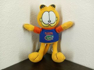 Garfield Odie Plush Garfield In Florida Gators T - Shirt 9 " Stuffed Animal Toy