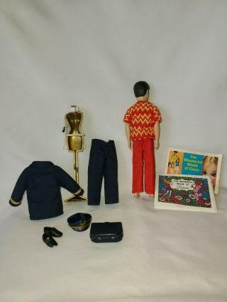 Vintage 1970s Topper Toys Dawn Doll - GARY w/ Up Up And Away Pilot Uniform 2