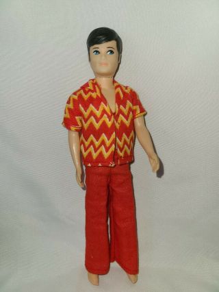 Vintage 1970s Topper Toys Dawn Doll - GARY w/ Up Up And Away Pilot Uniform 3