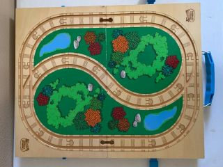 Thomas The Train Carrying Case Wooden Fold - Out Track