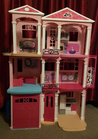 Barbie Doll House Dream House Elevator Pool And Garage 4 Ft Dollhouse 3 Story
