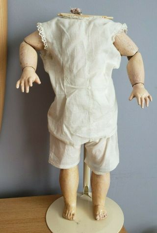 Antique Composition Doll Body 17 "