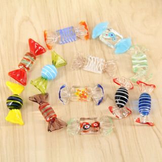 12pcs Vintage Murano Glass Sweets Wedding Party Candy Christmas Decorations Gift