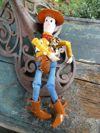 Vintage 1999 Disney Pixar Woody Cowboy Doll With Hat 16 " Andy Mattel