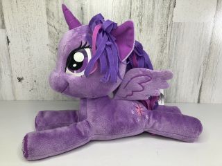 2015 Hasbro My Little Pony Plush Purple Winged Unicorn W/purple & Pink Mane