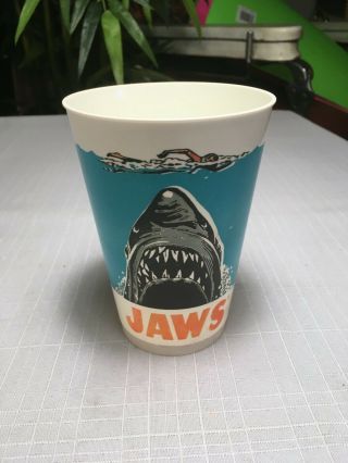 Vintage 1975 7 Eleven Jaws Movie Plastic Slurpee Cup Promo