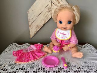 Htf 1st Edition Baby Alive 2006 Soft Face Doll & Accessories/blonde Hasbro