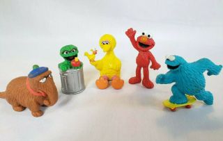 Vintage Sesame Street Pvc Figures - By Applause - Snuffleupagus