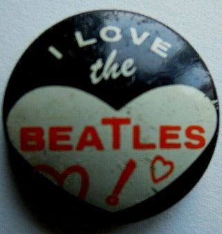 The Beatles Pin Button Badge 