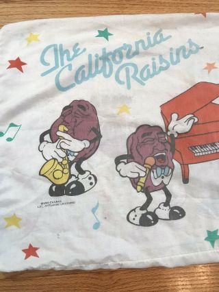 The California Raisins Vintage 1988 Pillowcase APPLAUSE LICENSING 2
